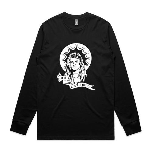 Our Lord and Fraser Tee by Lonely Kids Club. All clothing from our T-shirts to our shorts and hoodies are ethically made, and printed packed and shipped from Sydney.