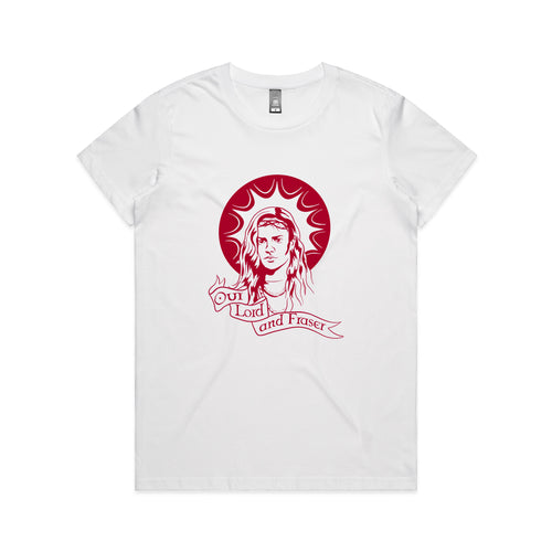 Our Lord and Fraser Tee by Lonely Kids Club. All clothing from our T-shirts to our shorts and hoodies are ethically made, and printed packed and shipped from Sydney.