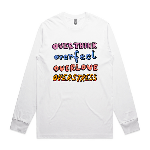 Over Everything Tee by Lonely Kids Club. All clothing from our T-shirts to our shorts and hoodies are ethically made, and printed packed and shipped from Sydney.