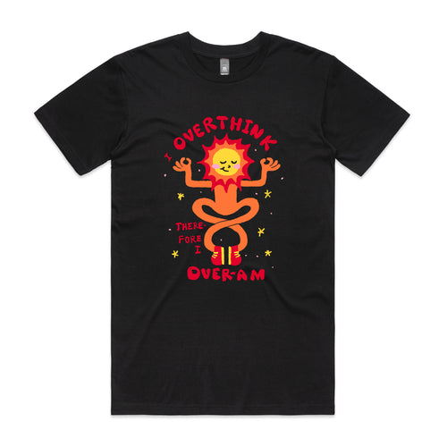 I Over-Am Tee by Lonely Kids Club. All clothing from our T-shirts to our shorts and hoodies are ethically made, and printed packed and shipped from Sydney.