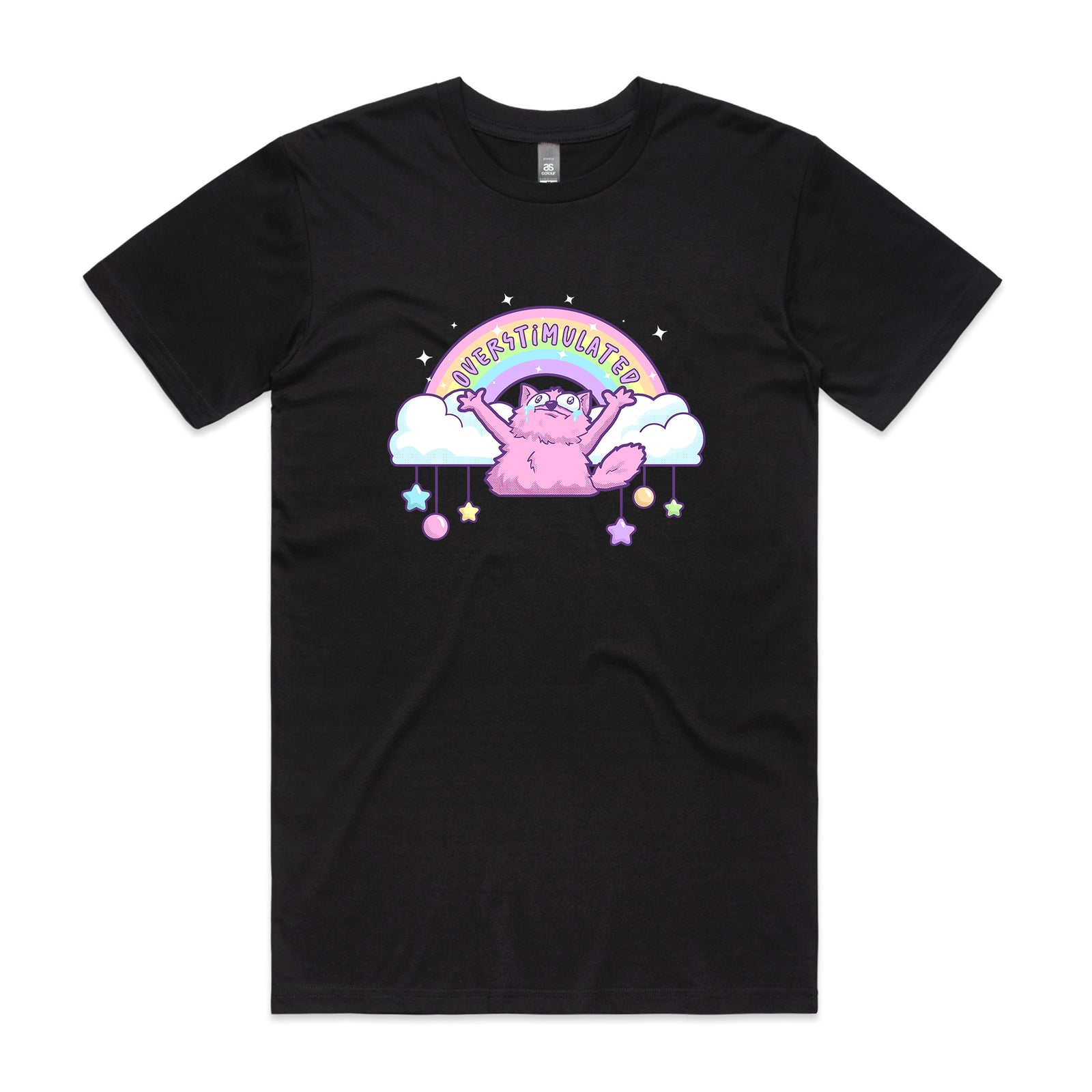Overstimulated Rainbow Tee