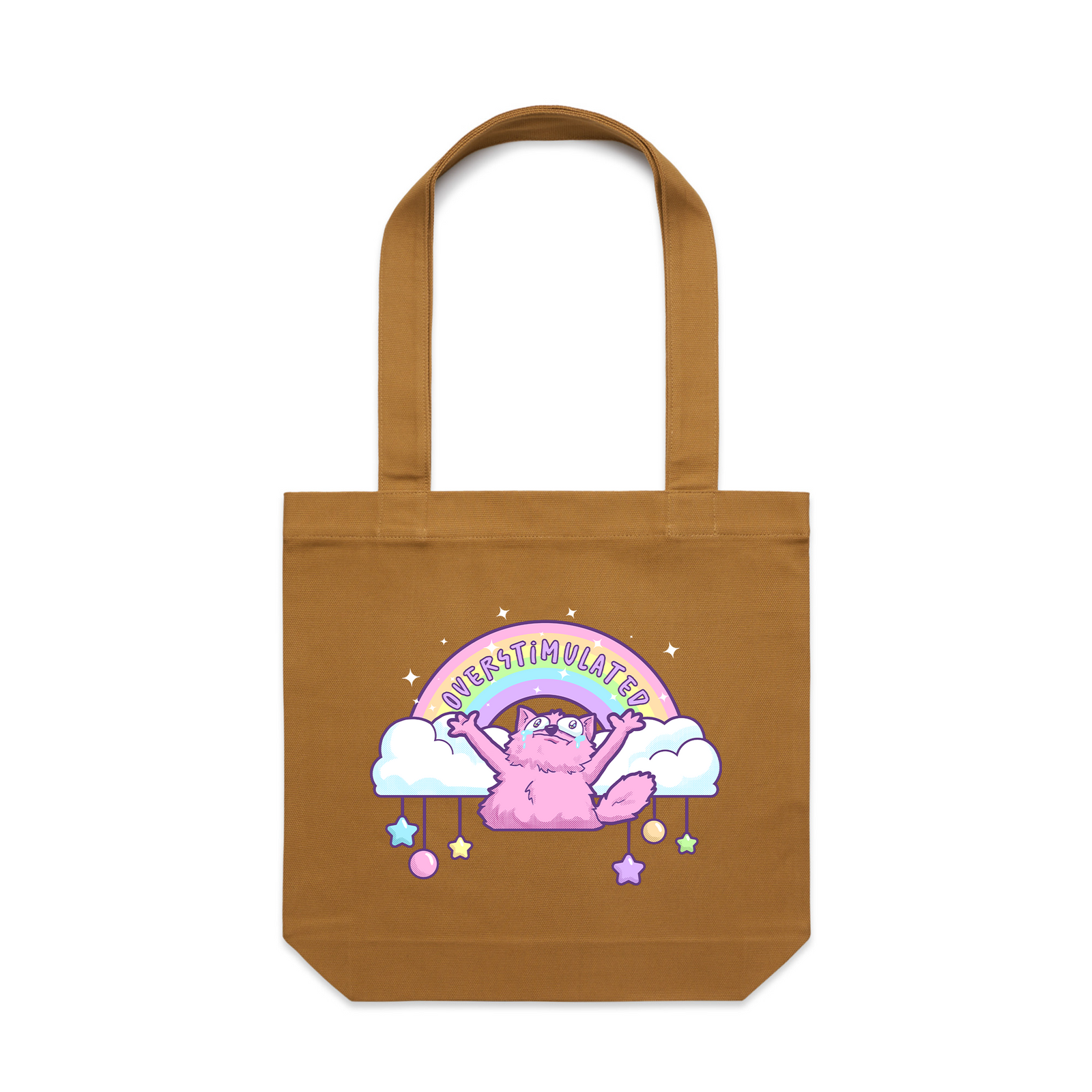 Overstimulated Rainbow Tote