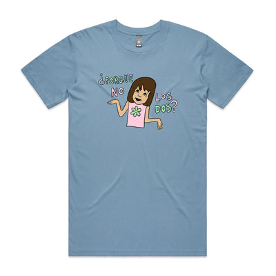 Porque No Los Dos Tee by Lonely Kids Club. All clothing from our T-shirts to our shorts and hoodies are ethically made, and printed packed and shipped from Sydney.