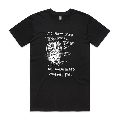 Pa-Pee-Yawn Tee by Lonely Kids Club. All clothing from our T-shirts to our shorts and hoodies are ethically made, and printed packed and shipped from Sydney.