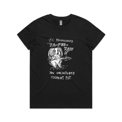 Pa-Pee-Yawn Tee by Lonely Kids Club. All clothing from our T-shirts to our shorts and hoodies are ethically made, and printed packed and shipped from Sydney.