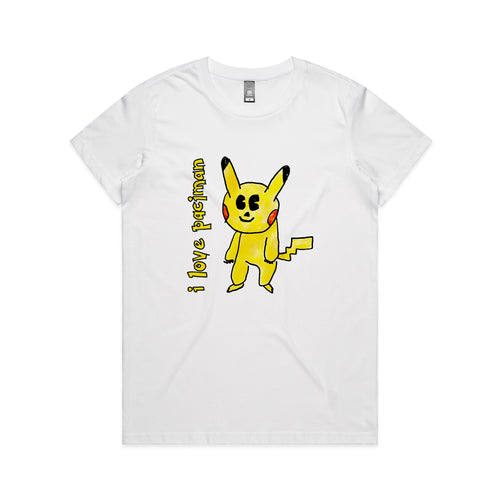 Paciman Tee by Lonely Kids Club. All clothing from our T-shirts to our shorts and hoodies are ethically made, and printed packed and shipped from Sydney.