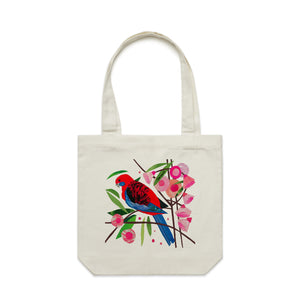 Paper Crimson Rosella Tote