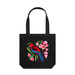 Paper Crimson Rosella Tote