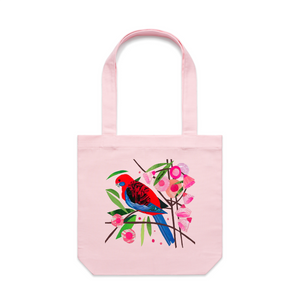 Paper Crimson Rosella Tote