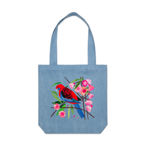 Paper Crimson Rosella Tote
