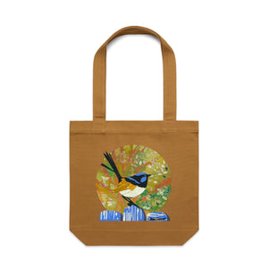 Paper Fairy Wren Tote