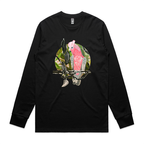 Paper Galah Tee by Lonely Kids Club. All clothing from our T-shirts to our shorts and hoodies are ethically made, and printed packed and shipped from Sydney.