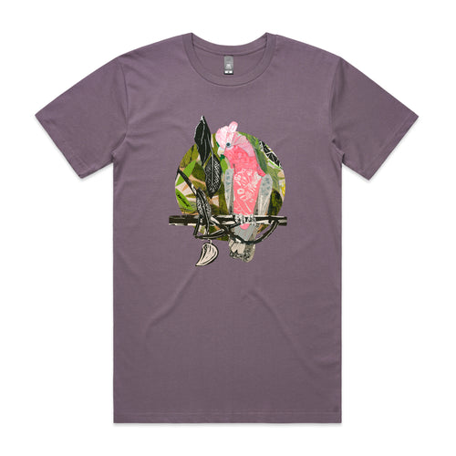 Paper Galah Tee by Lonely Kids Club. All clothing from our T-shirts to our shorts and hoodies are ethically made, and printed packed and shipped from Sydney.