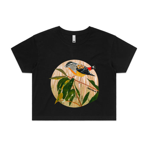 Paper Pardalote Tee by Lonely Kids Club. All clothing from our T-shirts to our shorts and hoodies are ethically made, and printed packed and shipped from Sydney.