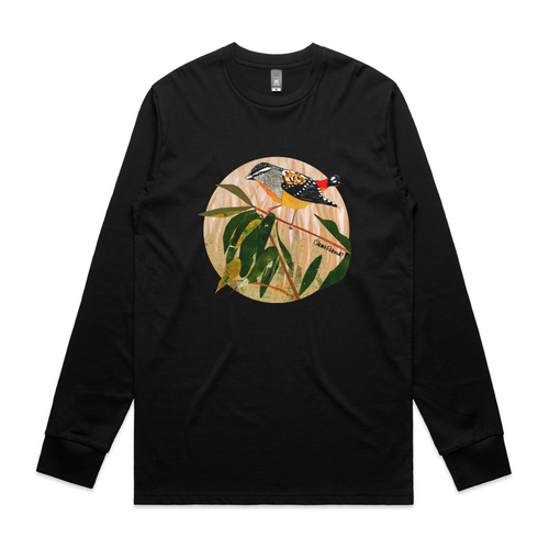 Paper Pardalote Tee by Lonely Kids Club. All clothing from our T-shirts to our shorts and hoodies are ethically made, and printed packed and shipped from Sydney.