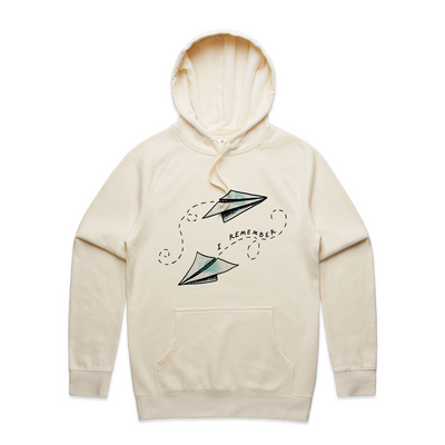 Paper Planes Hoodie by Lonely Kids Club. All clothing from our T-shirts to our shorts and hoodies are ethically made, and printed packed and shipped from Sydney.
