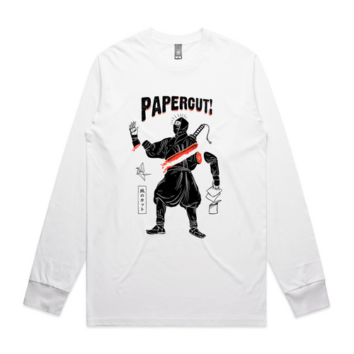 Papercut Tee by Lonely Kids Club. All clothing from our T-shirts to our shorts and hoodies are ethically made, and printed packed and shipped from Sydney.