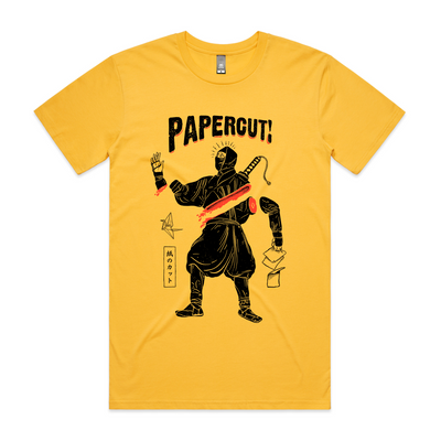 Papercut Tee by Lonely Kids Club. All clothing from our T-shirts to our shorts and hoodies are ethically made, and printed packed and shipped from Sydney.