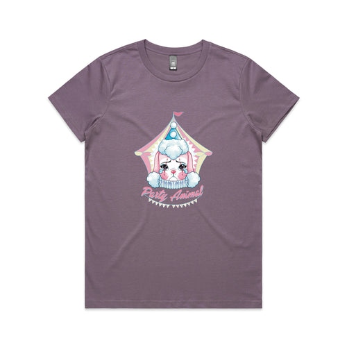 Party Animal Tee by Lonely Kids Club. All clothing from our T-shirts to our shorts and hoodies are ethically made, and printed packed and shipped from Sydney.