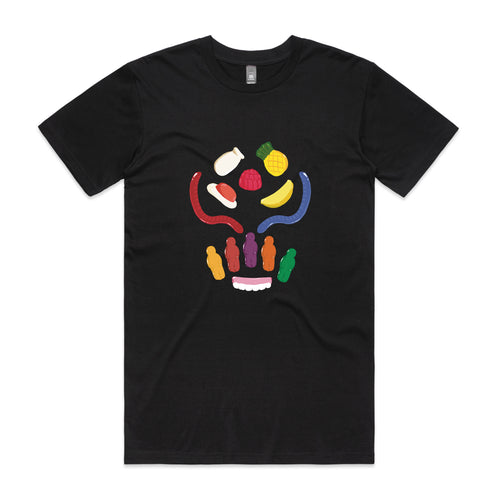 Party Mix Tee by Lonely Kids Club. All clothing from our T-shirts to our shorts and hoodies are ethically made, and printed packed and shipped from Sydney.