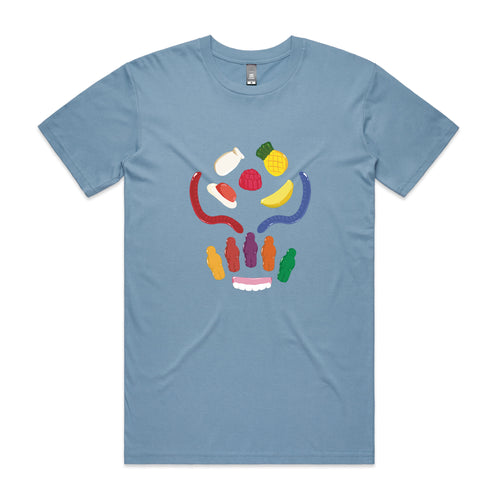Party Mix Tee by Lonely Kids Club. All clothing from our T-shirts to our shorts and hoodies are ethically made, and printed packed and shipped from Sydney.