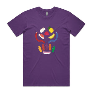 Party Mix Tee by Lonely Kids Club. All clothing from our T-shirts to our shorts and hoodies are ethically made, and printed packed and shipped from Sydney.