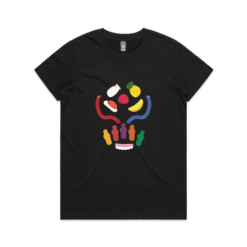 Party Mix Tee by Lonely Kids Club. All clothing from our T-shirts to our shorts and hoodies are ethically made, and printed packed and shipped from Sydney.