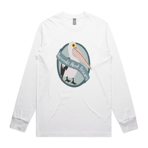 Passionate About Pelicans Tee by Lonely Kids Club. All clothing from our T-shirts to our shorts and hoodies are ethically made, and printed packed and shipped from Sydney.