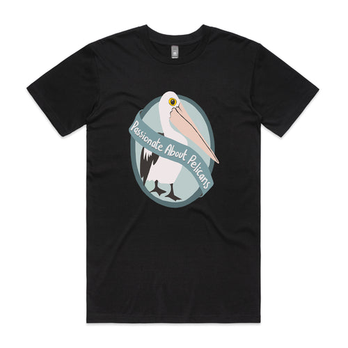 Passionate About Pelicans Tee by Lonely Kids Club. All clothing from our T-shirts to our shorts and hoodies are ethically made, and printed packed and shipped from Sydney.