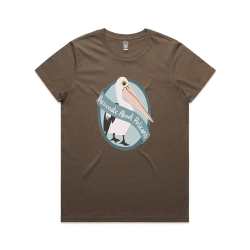 Passionate About Pelicans Tee by Lonely Kids Club. All clothing from our T-shirts to our shorts and hoodies are ethically made, and printed packed and shipped from Sydney.