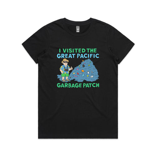 Garbage Patch Tee by Lonely Kids Club. All clothing from our T-shirts to our shorts and hoodies are ethically made, and printed packed and shipped from Sydney.