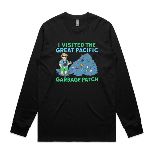 Garbage Patch Tee by Lonely Kids Club. All clothing from our T-shirts to our shorts and hoodies are ethically made, and printed packed and shipped from Sydney.