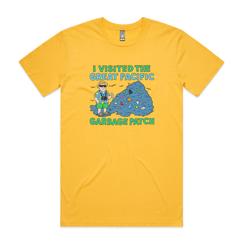 Garbage Patch Tee by Lonely Kids Club. All clothing from our T-shirts to our shorts and hoodies are ethically made, and printed packed and shipped from Sydney.