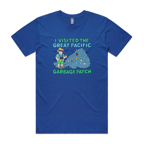 Garbage Patch Tee by Lonely Kids Club. All clothing from our T-shirts to our shorts and hoodies are ethically made, and printed packed and shipped from Sydney.