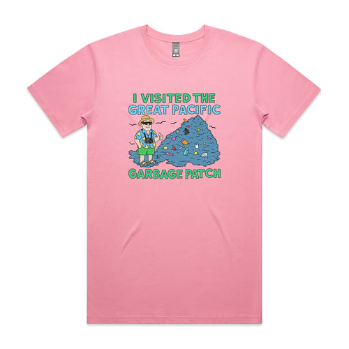 Garbage Patch Tee by Lonely Kids Club. All clothing from our T-shirts to our shorts and hoodies are ethically made, and printed packed and shipped from Sydney.