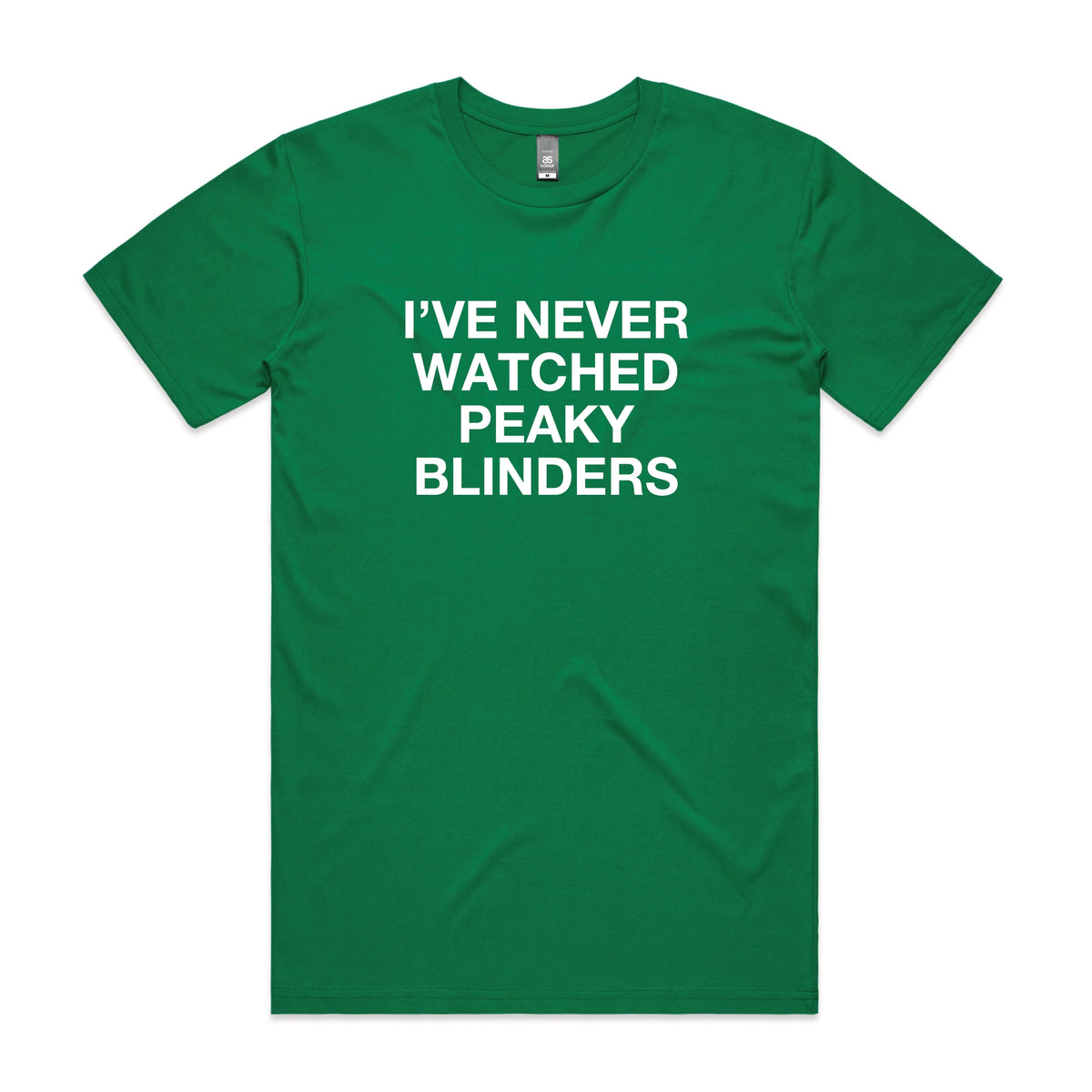 Green regular t-shirt with Peaky Blinders TV design from Lonely Kids Club