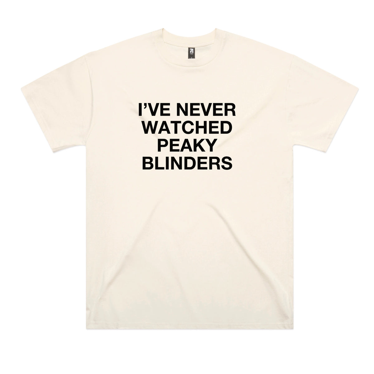 Ecru oversized t-shirt with Peaky Blinders TV design from Lonely Kids Club