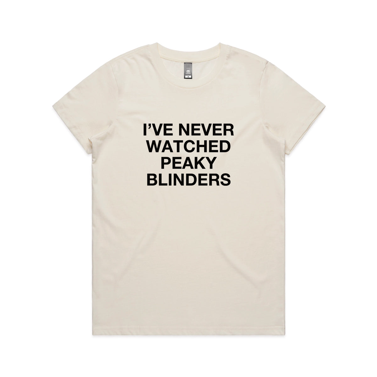 Ecru Maple fitted t-shirt with Peaky Blinders TV design from Lonely Kids Club