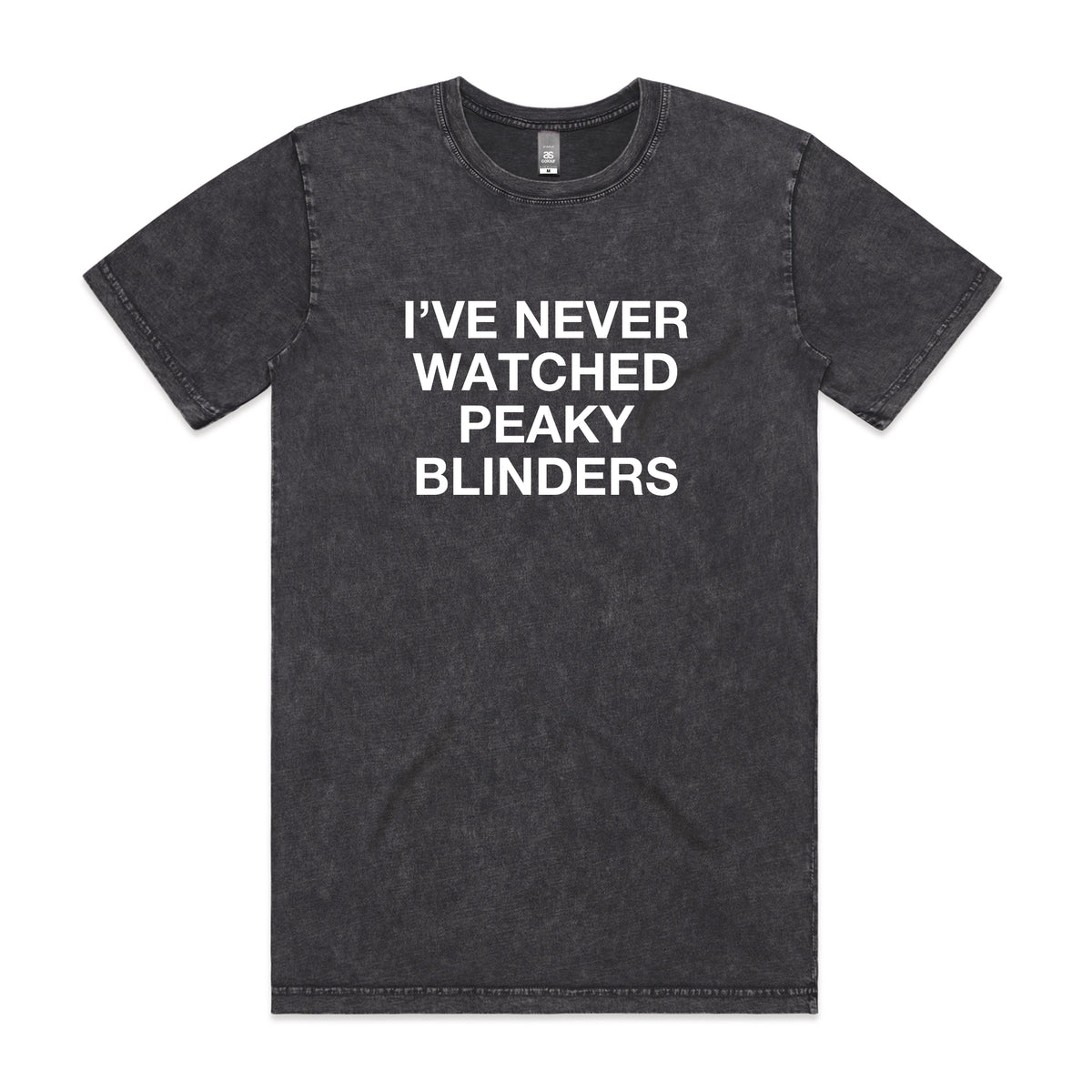 Acid Wash regular t-shirt with Peaky Blinders TV design from Lonely Kids Club