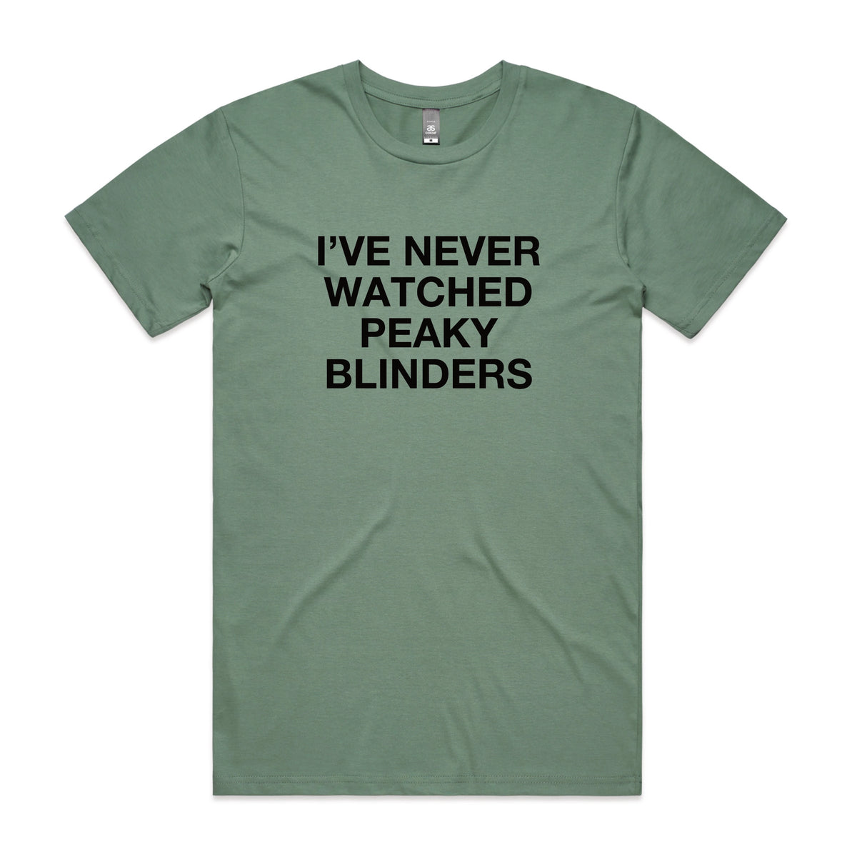 Sage regular t-shirt with Peaky Blinders TV design from Lonely Kids Club