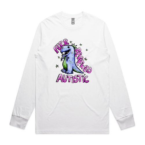 Peer Reviewed Autistic Tee by Lonely Kids Club. All clothing from our T-shirts to our shorts and hoodies are ethically made, and printed packed and shipped from Sydney.