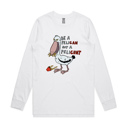 Pelicunt Tee by Lonely Kids Club. All clothing from our T-shirts to our shorts and hoodies are ethically made, and printed packed and shipped from Sydney.