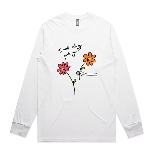 Pick You Tee by Lonely Kids Club. All clothing from our T-shirts to our shorts and hoodies are ethically made, and printed packed and shipped from Sydney.