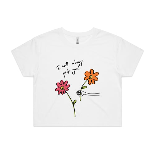 Pick You Tee by Lonely Kids Club. All clothing from our T-shirts to our shorts and hoodies are ethically made, and printed packed and shipped from Sydney.