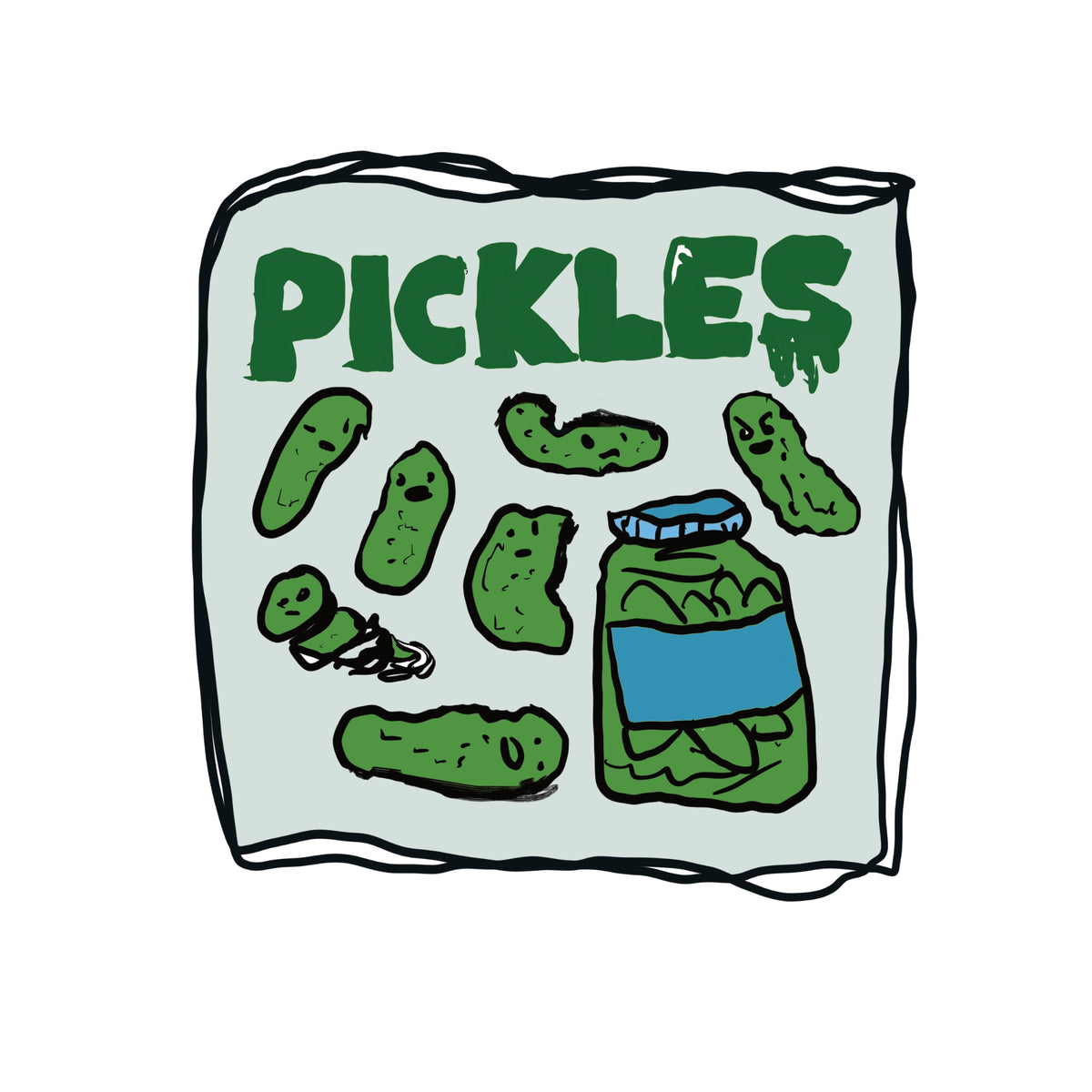 Pickles t-shirt by Lonely Kids Club