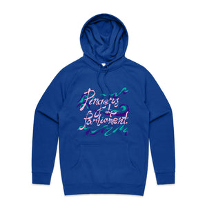 Pingers 4 Parliament Hoodie by Lonely Kids Club. All clothing from our T-shirts to our shorts and hoodies are ethically made, and printed packed and shipped from Sydney.