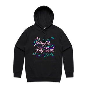 Pingers 4 Parliament Hoodie by Lonely Kids Club. All clothing from our T-shirts to our shorts and hoodies are ethically made, and printed packed and shipped from Sydney.