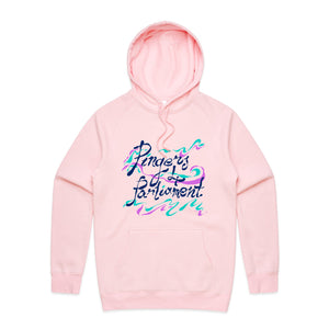 Pingers 4 Parliament Hoodie by Lonely Kids Club. All clothing from our T-shirts to our shorts and hoodies are ethically made, and printed packed and shipped from Sydney.