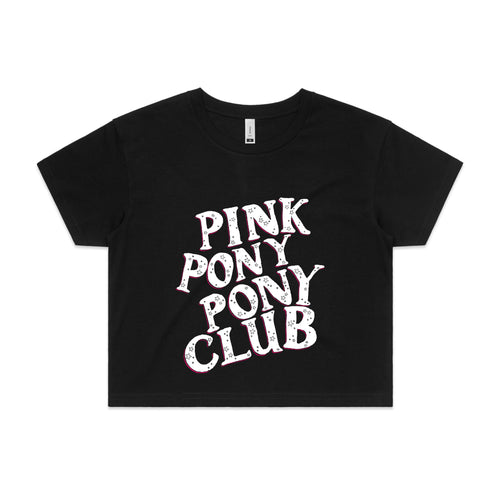Pink Pony Pony Club Tee by Lonely Kids Club. All clothing from our T-shirts to our shorts and hoodies are ethically made, and printed packed and shipped from Sydney.