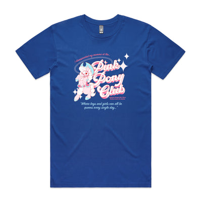Pink Pony Trans Tee by Lonely Kids Club. All clothing from our T-shirts to our shorts and hoodies are ethically made, and printed packed and shipped from Sydney.